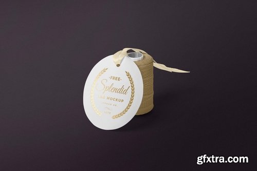 Lavish Round Tag Mock Ups