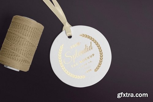 Lavish Round Tag Mock Ups