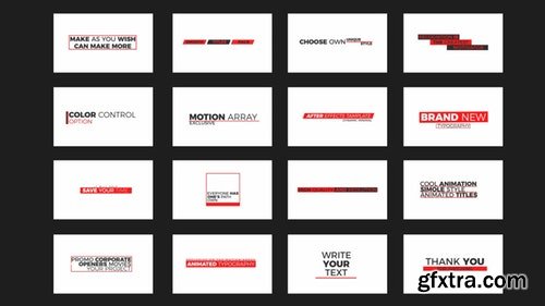 MotionArray Dynamic Modern Title 198375