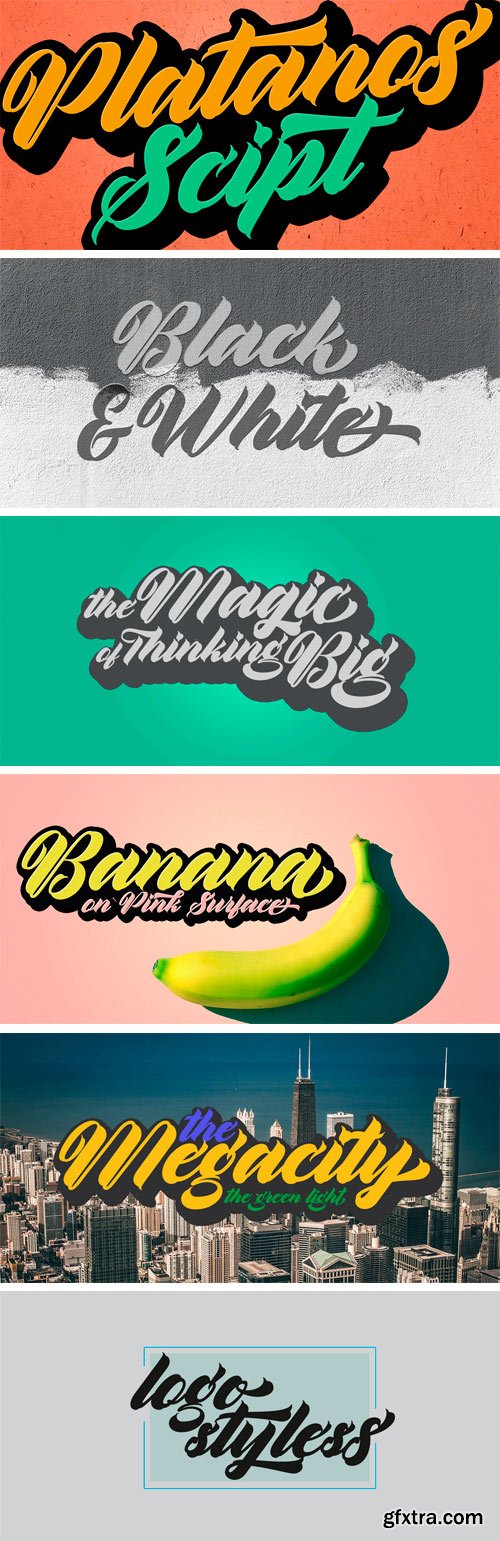 Platanos Font Family