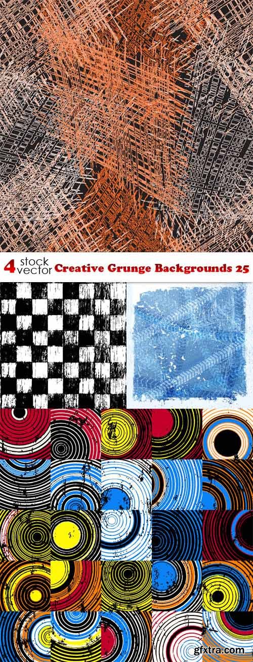Vectors - Creative Grunge Backgrounds 25