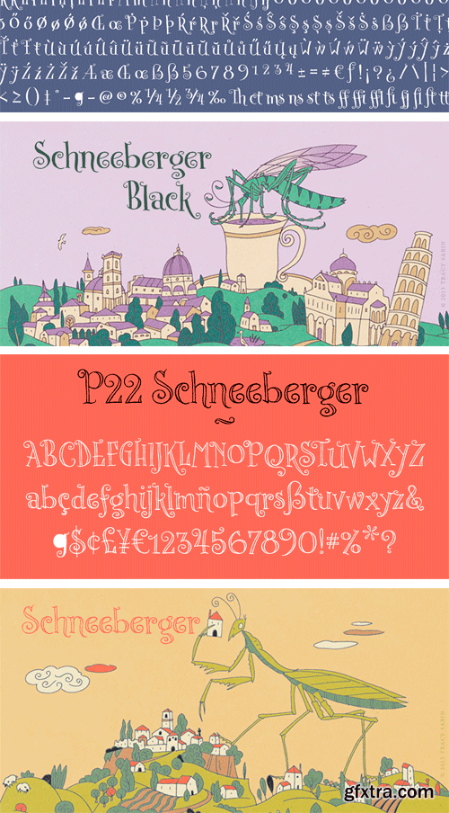 P22 Schneeberger Font