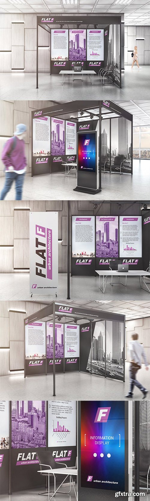 Exhibition Trade Show Shell Scheme Mockup