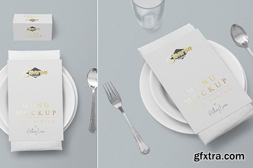 Customizable Menu Mockups