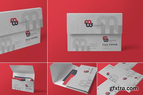 Flap Folder Mockups