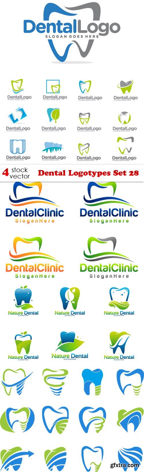 Vectors - Dental Logotypes Set 28