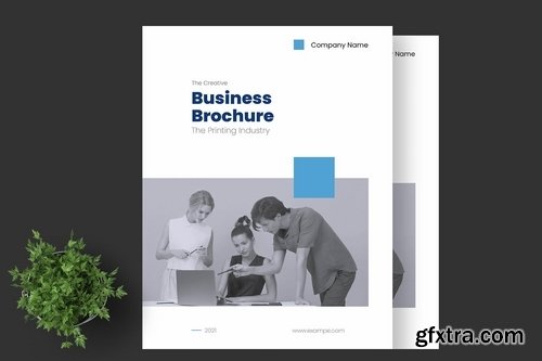 Clean Bifold Corporate Brochure