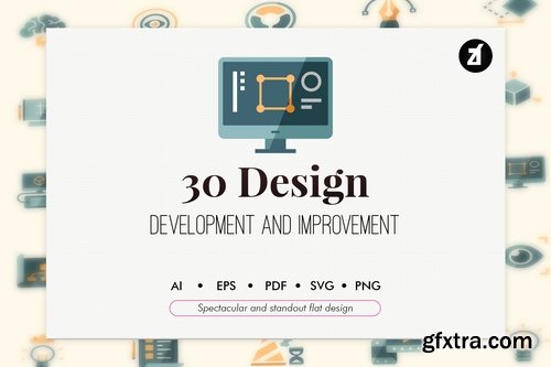 30 Design development in flat design