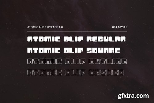 CM - Atomic Blip Font of the Future! 3606401