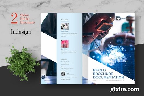 Clean Bifold Business Brochure