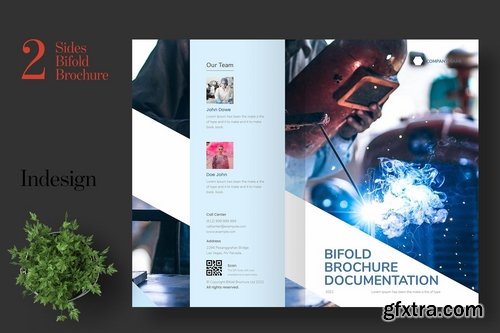 Clean Bifold Business Brochure