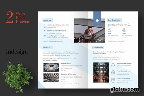 Clean Bifold Business Brochure