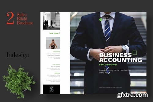 Clean Accounting Bifold Brochure