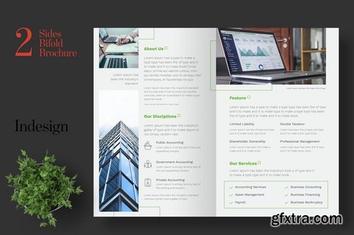 Clean Accounting Bifold Brochure