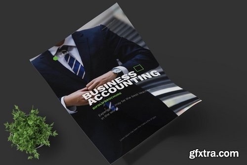 Clean Accounting Bifold Brochure