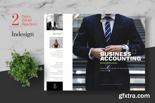 Clean Accounting Bifold Brochure