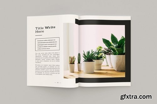 Botanics - A4 Botanical Brochure Template