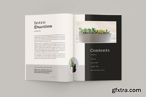 Botanics - A4 Botanical Brochure Template