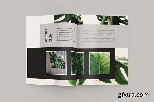 Botanics - A4 Botanical Brochure Template