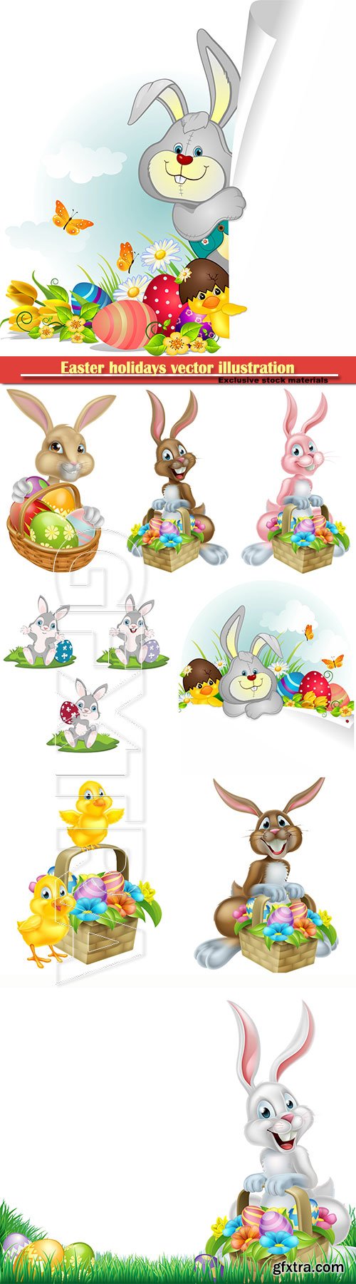 Easter holidays vector illustration # 7