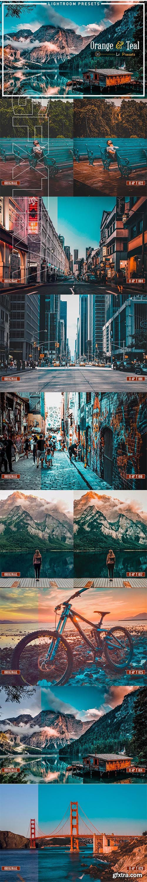 30 Orange & Teal Lightroom Presets