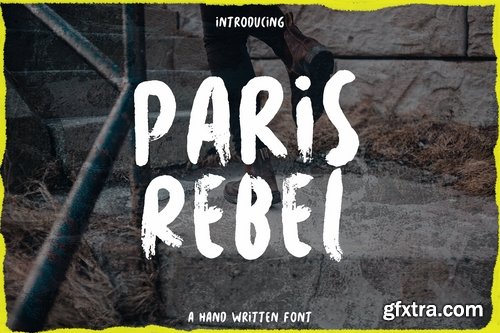 Paris Rebel - Rough Handwritten Font