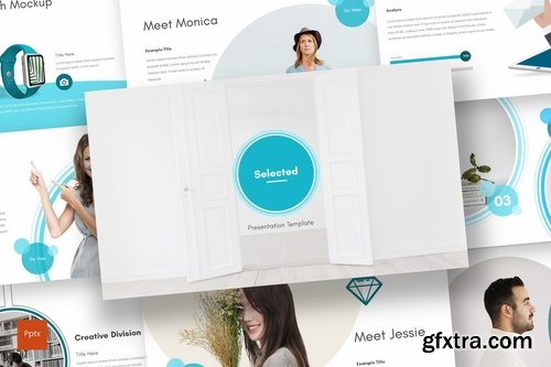 Selected - Powerpoint Keynote and Google Slides Templates