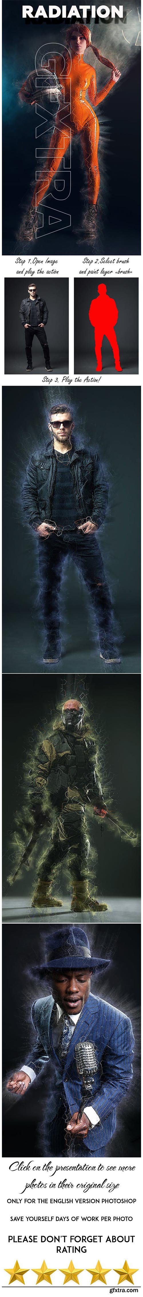 GraphicRiver - Radiation Photoshop Action 23401452