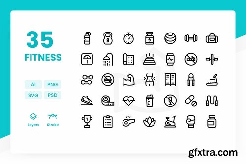 Fitness - Icons Pack