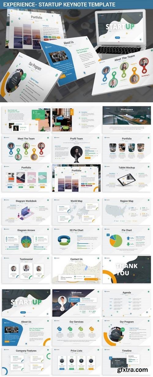 Experience - Startup Keynote Template