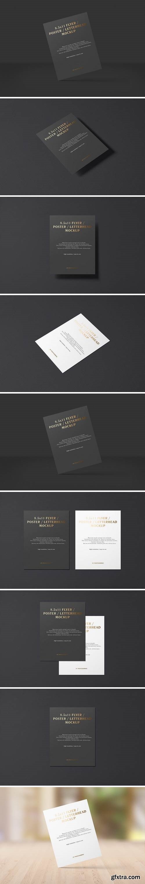 8.5x11 Flyer / Letterhead Mockup