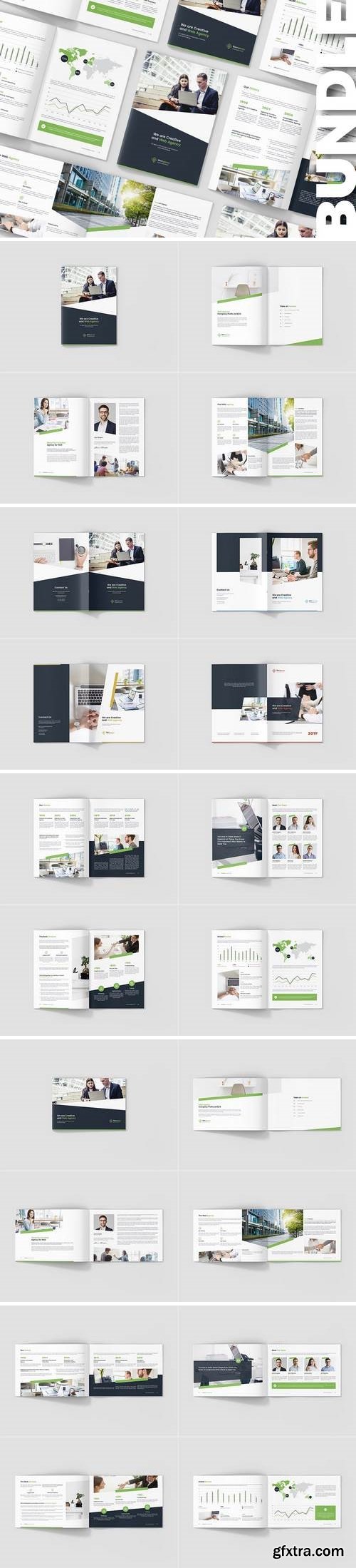 Web Agency – Company Profile Bundle 3 in 1