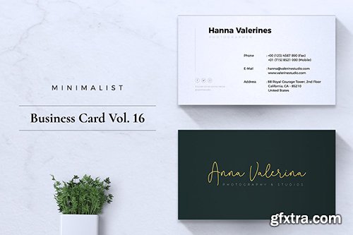 Minimalist Business Card Vol. 16