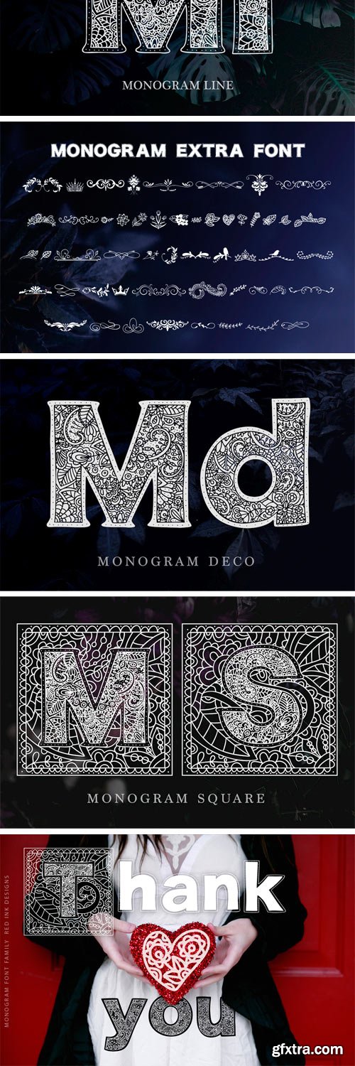 Monogram Font Family