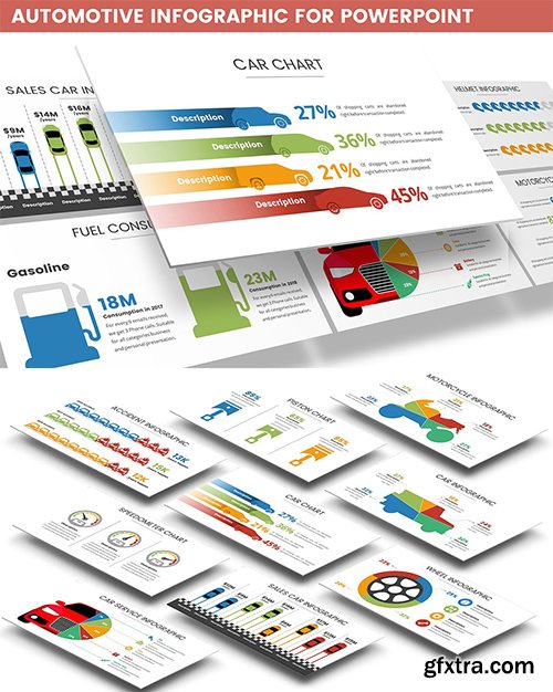 Automotive Infographic for Powerpoint