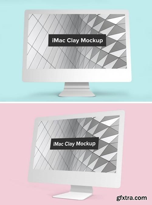 iMac Clay Mockup