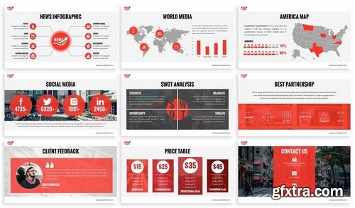 News - Multimedia Powerpoint Template