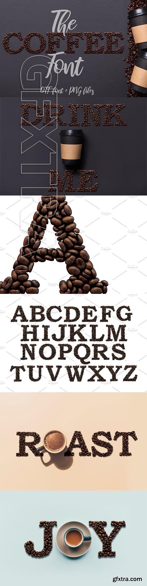 CreativeMarket - Coffee - OTF colour font + Extras 3603350