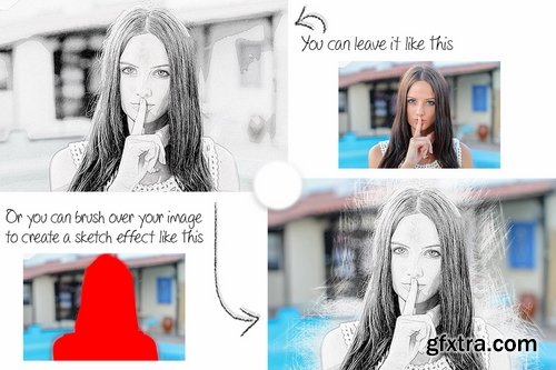 GraphicRiver - Drawing Effect Photoshop Action 14462911