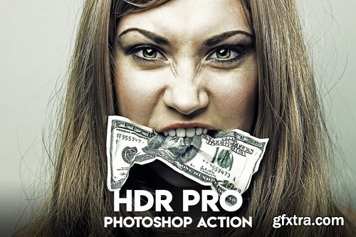 GraphicRiver - HDR PRO Photoshop Action 20709673