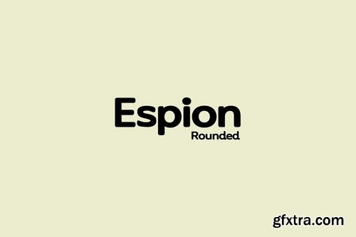 CM - ESPION Rounded - Modern Typeface 3618294