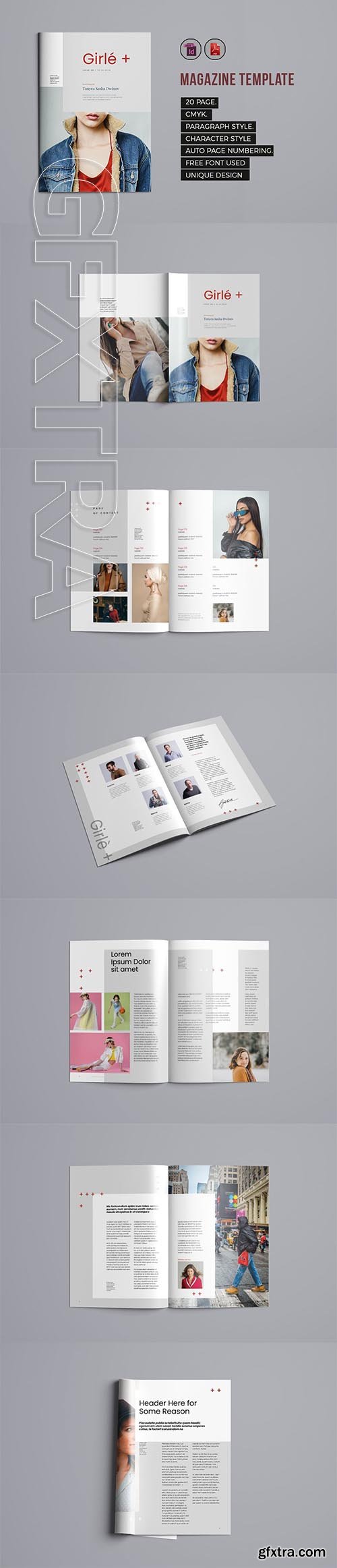 CreativeMarket - Indesign Magazine Template 7 3611306