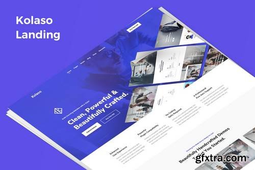 Kolaso Demo Landing PSD Template