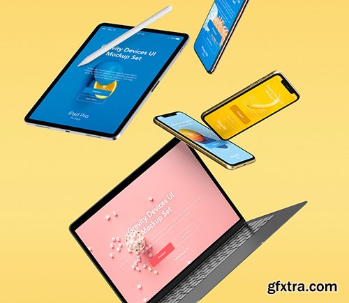 Gravity Psd Devices UI Mockup Set v4