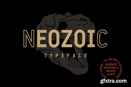 Neozoic Font Family - 4 Fonts[