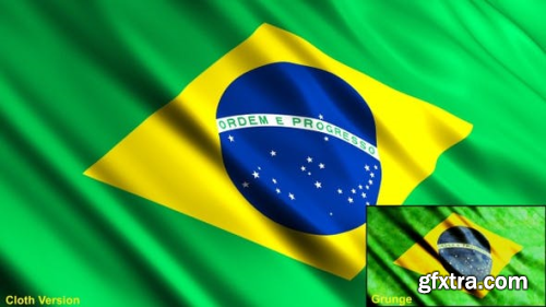 VideoHive Brazil Flags 23517385