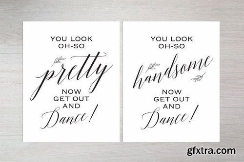 Wedding Bathroom Signs V24