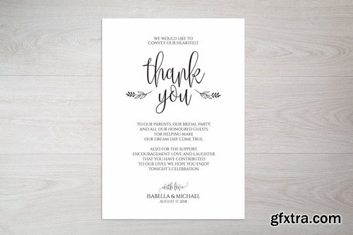 Wedding Thank You V25