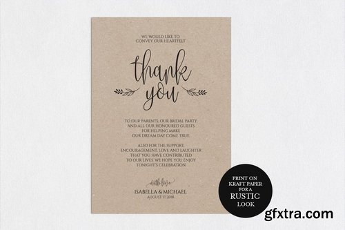 Wedding Thank You V25