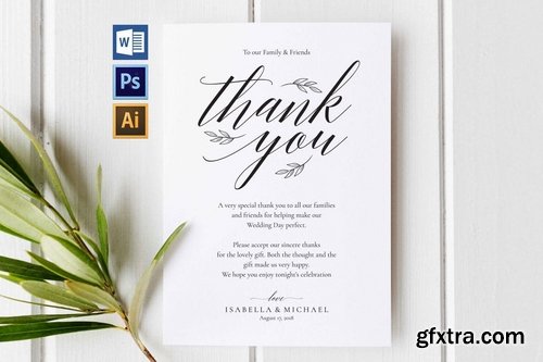 Wedding Thank You V26